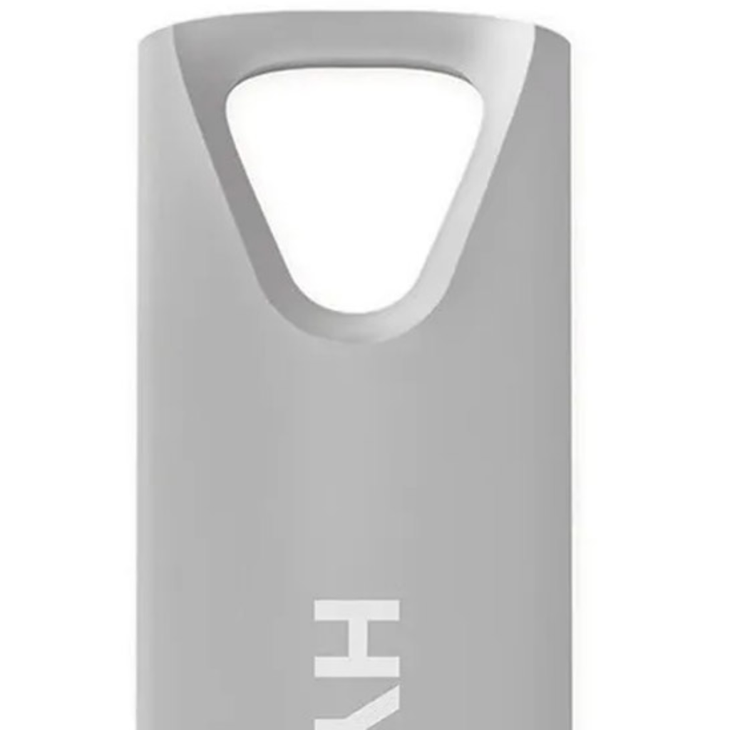 Memoria USB 128GB Hyundai Bravo Deluxe | Cuerpo Metálico Plata | USB 2.0 High Speed | Máxima Resistencia | Nuevo Sellado | Para Respaldo Masivo, Video y Uso Rudo