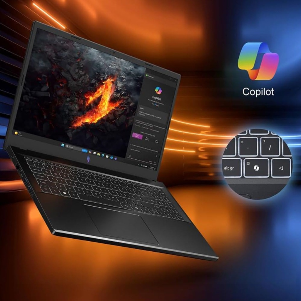 Acer Nitro V 15 ANV15-41-R2Y3 GAMING AMD Ryzen™ 5 7535HS 512GB SD016GB 15.6" (1920x1080) 144Hz WIN11 NVIDIA® RTX 4050 6144MB BLACK Backlit Keyboard