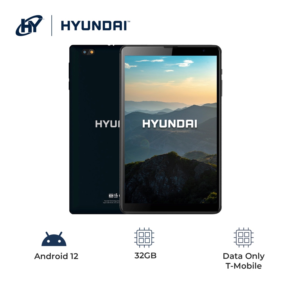 Hyundai HyTab Pro 8LB1-TMO Tablet - 8" Full HD - Quad-core (4 Core) - 3 GB RAM - 32 GB Storage - Android 11 - 4G - Space Gray