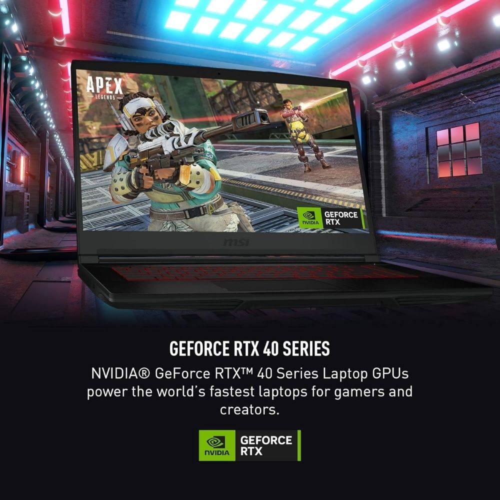 Laptop Gamer MSI Thin 15 15.6” FHD 144Hz – Intel Core i5-13420H, 16GB RAM, 512GB SSD, NVIDIA GeForce RTX 4060 8GB, Windows 11 – Color Gris