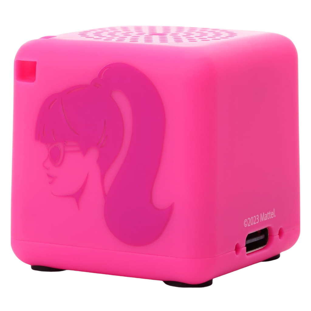 Bitty Boomers Barbie y Ken Bitty Box Bocina Bluetooth Portátil Llavero Oficial Mattel