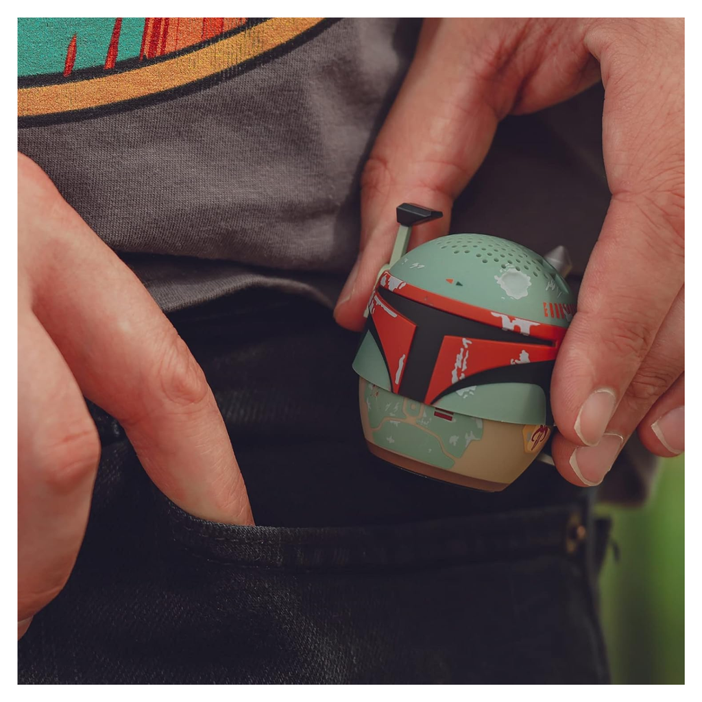 Bitty Boomers Boba Fett Bocina Bluetooth Mini Star Wars Coleccionable Oficial