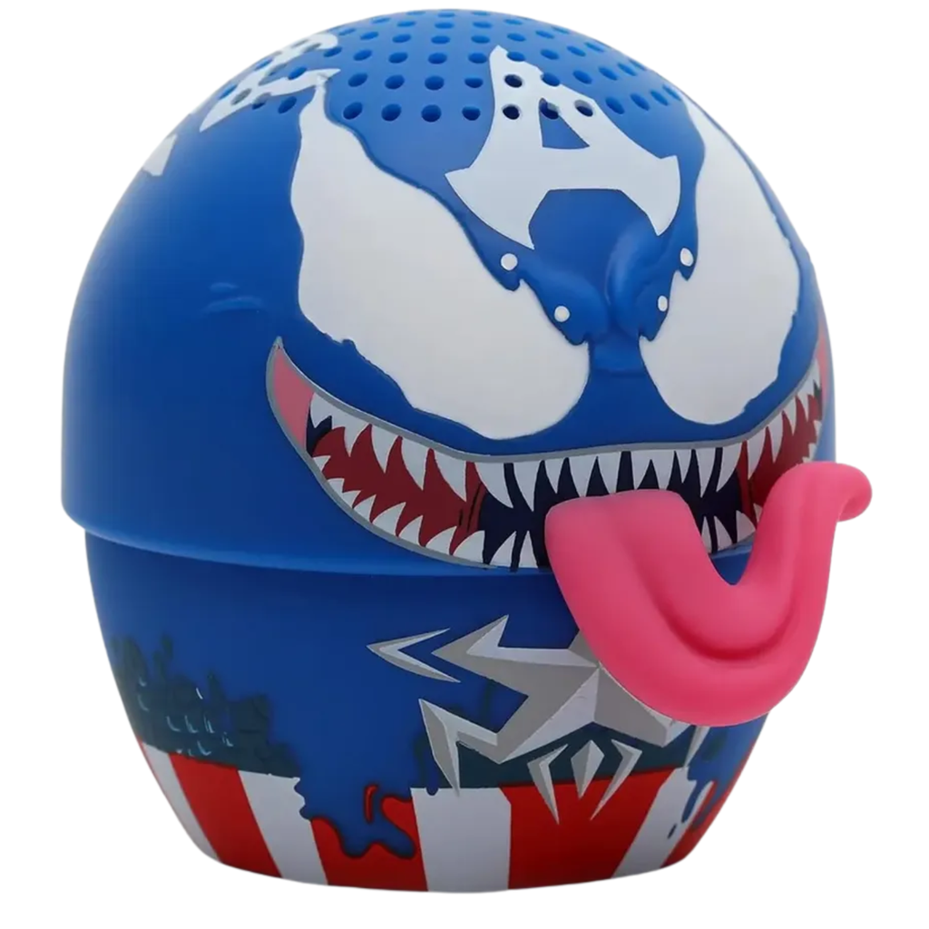 Bitty Boomers Venomized Captain America Bocina Bluetooth Mini Marvel Coleccionable