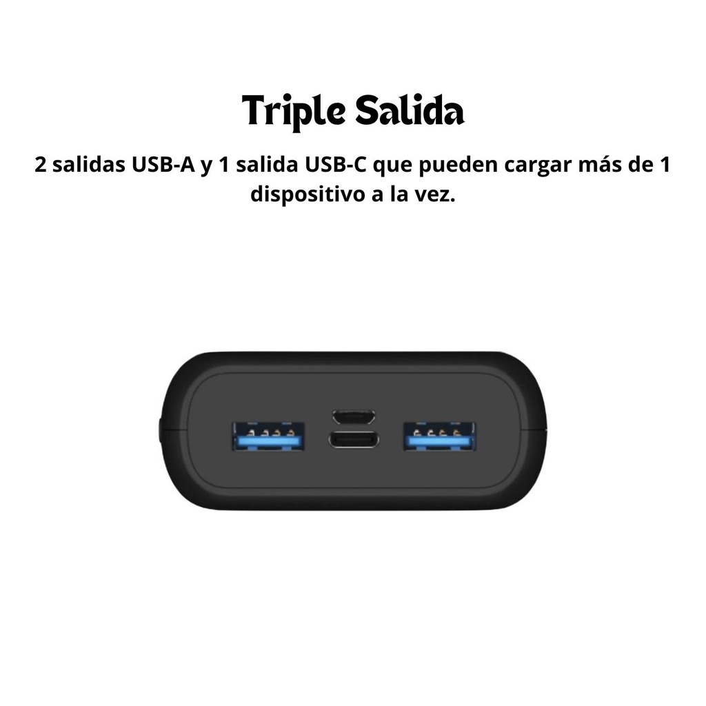 Energizer MAX 30KmAh 15W PowerBank, 2 USB-A 1 USB-C, LCD Screen