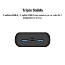 Energizer MAX 30KmAh 15W PowerBank, 2 USB-A 1 USB-C, LCD Screen