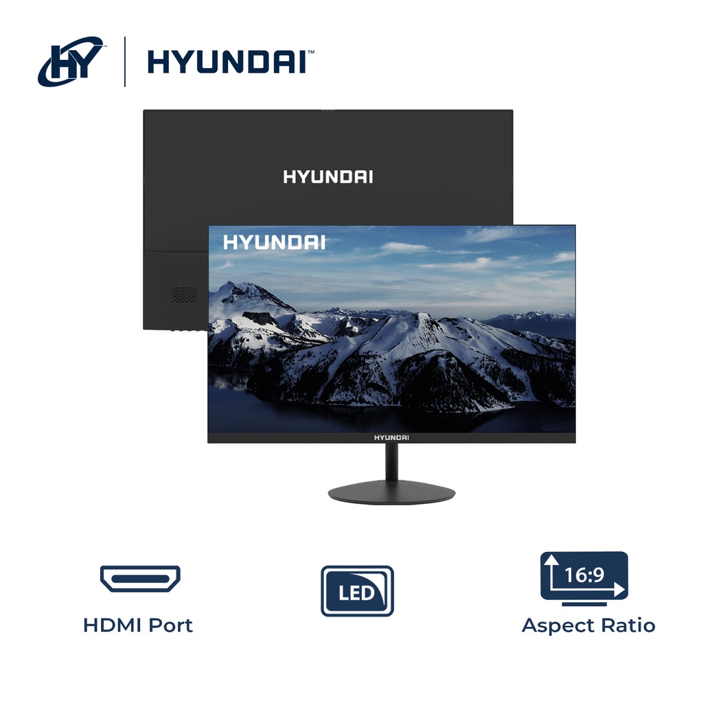 HY View, 24” Office Monitor, VA 1920x1080p, 60Hz, GTG 5ms