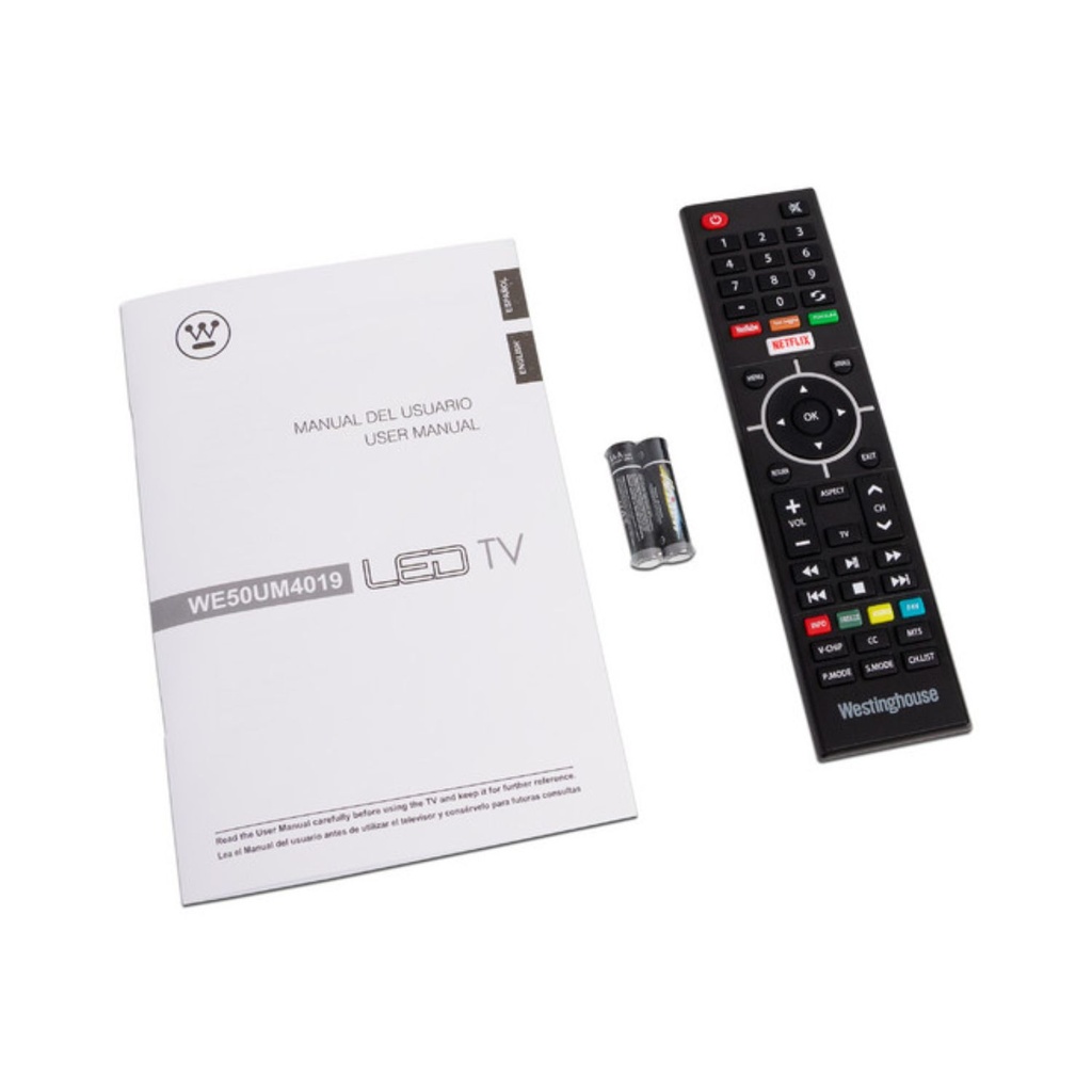 Smart TV UHD Westinghouse 50", Reacondicionada Grado B