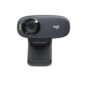 Cámara Web Logitech C310 HD 720p – Micrófono con Reducción de Ruido, Corrección Automática de Luz, USB 2.0, Color Negro
