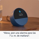 Amazon Echo Spot (2024) – Despertador Inteligente con Alexa, Pantalla Táctil de 2.83”, Sonido Vibrante y Control de Hogar Inteligente