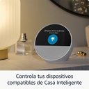 Amazon Echo Spot (2024) – Despertador Inteligente con Alexa, Pantalla Táctil de 2.83”, Sonido Vibrante y Control de Hogar Inteligente
