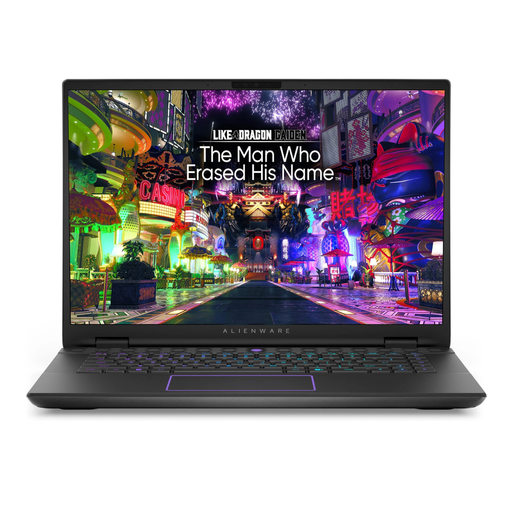 Dell Alienware M16 R2 AWM16-7025BLK GAMING Core™ Ultra 7 155H 1TB SSD 16GB 16" WQXGA (2560x1600) 240Hz WIN11 NVIDIA® RTX 4070 8192MB DARK METTALIC MOON RGB Backlit Keyboard.