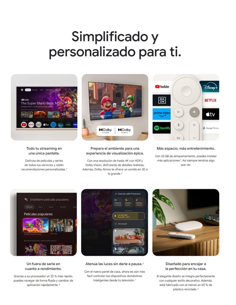 Google TV Streamer (4K) - Porcelain