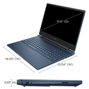 HP Vistus 15-FA1163 GAMING Core™ i7-12650H 512GB SSD 16GB 15.6" (1920x1080) 144Hz IPS WIN11 NVIDIA® 4050 6144MB PERFORMANCE BLUE Backlit Keyboard