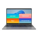 HT14CCIC46EGHBDL/NEW  Descripción - Hyundai HYbook, 14.1" 1366*768 TN, Intel Gemini Lake N4020, 4GB RAM, 128GB Storage, 0.3MP, AC WiFi, 5000mAh, English + Bag Accessory