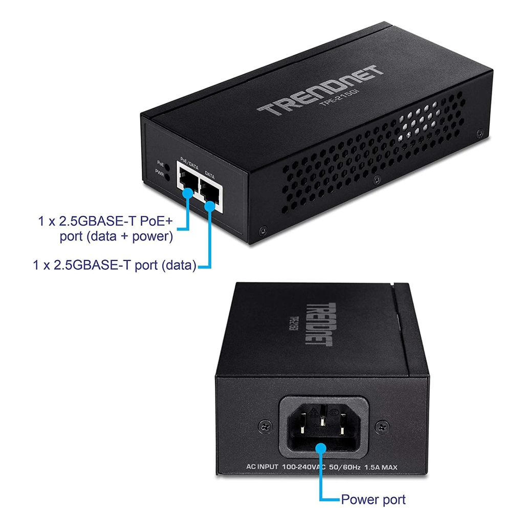 2.5G PoE+ Injector