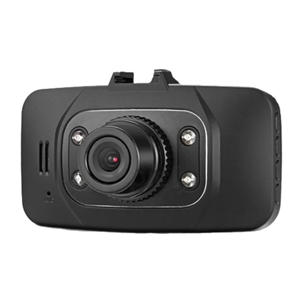 Cámara DashCam para Auto HD, pantalla de 2.7", lente de 120°,a 30fps, detección de movimiento y sensor G, Batería recargable, color negro