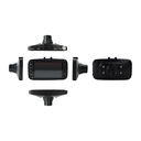 Cámara DashCam para Auto HD, pantalla de 2.7", lente de 120°,a 30fps, detección de movimiento y sensor G, Batería recargable, color negro