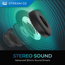 Audífonos Gamer Adesso Xtream G1 con Micrófono – Sonido Estéreo, Conexión USB y Jack 3.5mm, Luz LED, Diadema Ajustable, Compatibles con PC y Consolas