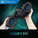 Audífonos Gamer Adesso Xtream G1 con Micrófono – Sonido Estéreo, Conexión USB y Jack 3.5mm, Luz LED, Diadema Ajustable, Compatibles con PC y Consolas