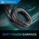 Audífonos Gamer Adesso Xtream G1 con Micrófono – Sonido Estéreo, Conexión USB y Jack 3.5mm, Luz LED, Diadema Ajustable, Compatibles con PC y Consolas