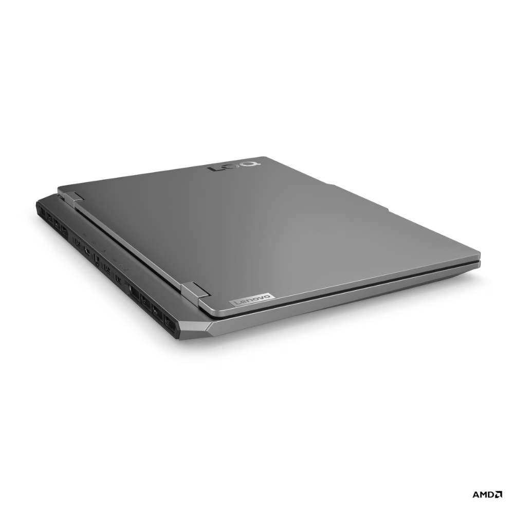 Lenovo LOQ 15ARP9 15.6" FHD IPS 144Hz Gaming Notebook - AMD Ryzen 7 7435HS 3.1GHz - 24GB DDR5 RAM - 512GB PCIe SSD - NVIDIA GeForce RTX 4050 6GB - Backlit Keyboard - Wi-Fi 6 - RJ-45 - EU Specs - Windows 11 Home - Luna Grey