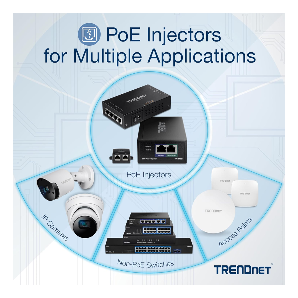 2.5G PoE+ Injector