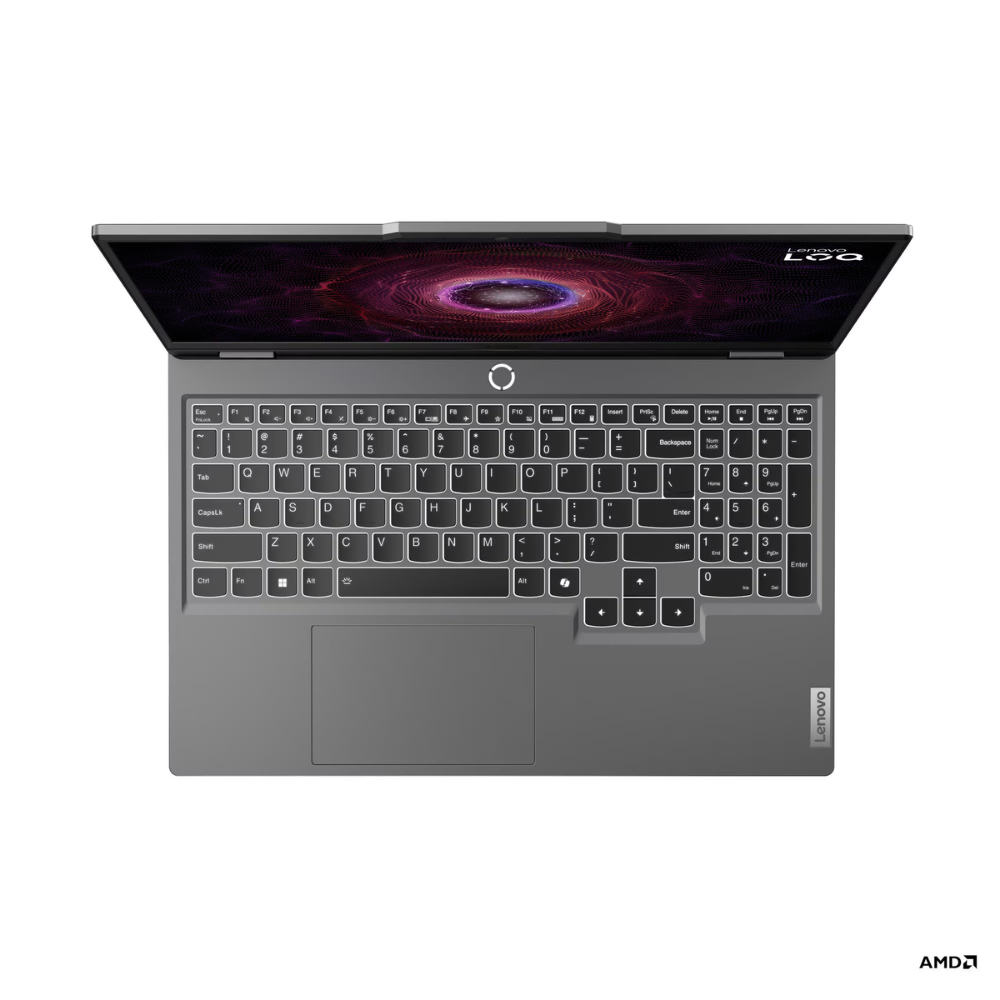 Laptop Lenovo LOQ 15ARP9 Gaming 15.6" FHD 144 Hz – Ryzen 7 7435HS, 12 GB DDR5, 512 GB SSD, NVIDIA RTX 4060 8 GB, Windows 11 Home