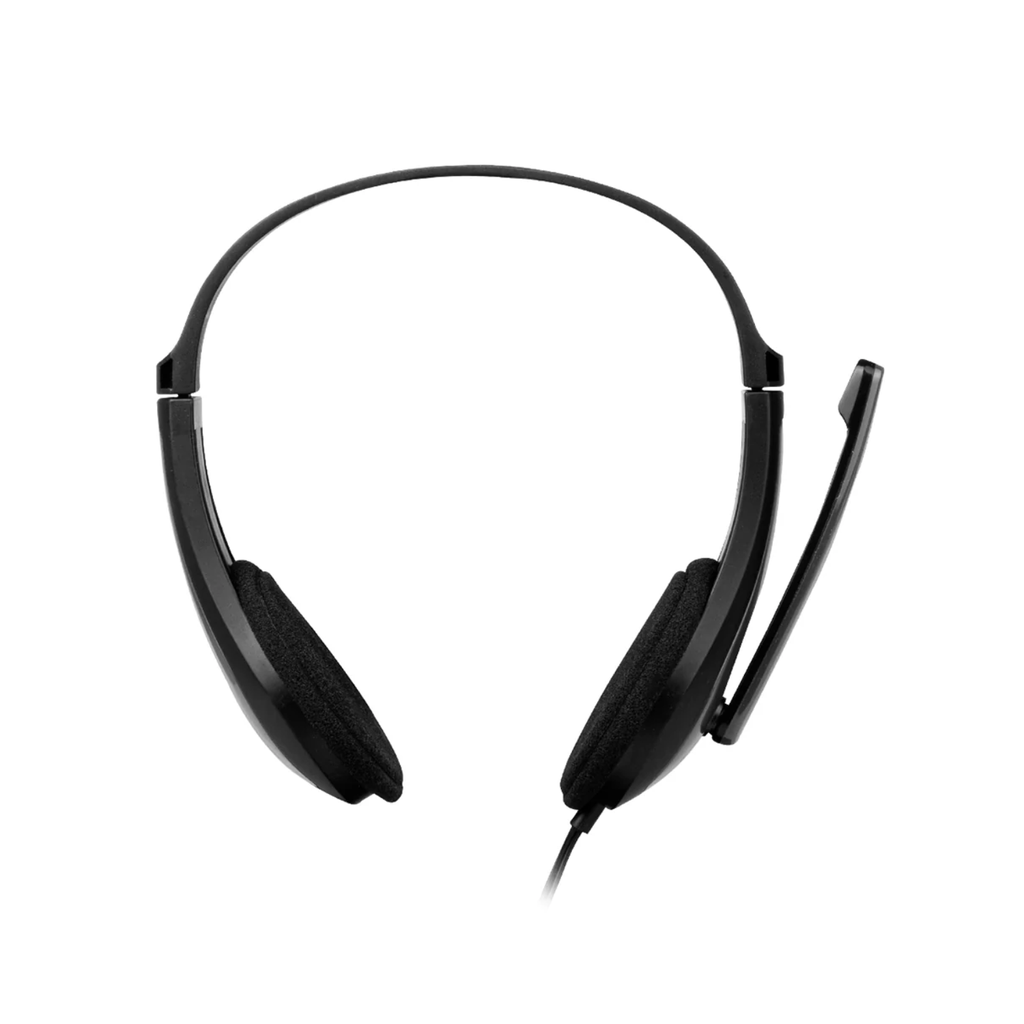 Diadema Alámbrica TechZone TZ15PCAUD – Micrófono Integrado, Conexión 3.5mm, Diseño Cómodo, Compatible con PC y Laptop