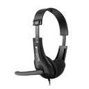 Diadema Alámbrica TechZone TZ15PCAUD – Micrófono Integrado, Conexión 3.5mm, Diseño Cómodo, Compatible con PC y Laptop