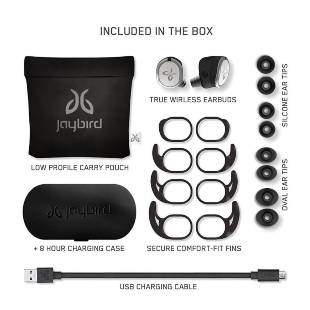 Audífonos Inalámbricos Deportivos JayBird Run | Color Blanco | Reacondicionado Grado B