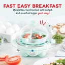 Dash - Express 6 Egg Cooker - Aqua Blue