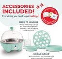 Dash - Express 6 Egg Cooker - Aqua Blue