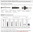 Barkan 32"-90" Flat Curved Fixed Wall mount