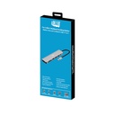 Adesso AUH-4025 Estación de acoplamiento USB C Adaptador multipuerto Tipo C Hub Soporta USB C a x1 4K HDMI, 3X USB-A 3.2, 1x PD, 1x Micro SD, 1x Lector de tarjetas SD