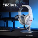 CRONUS WHITE: ILUMINACION POR USB + CONECTOR 3.5mm +  MICROFONO FLEXIBLE OMNIDIRECCIONAL +  LUZ RGB 