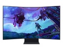 SAMSUNG 55" Odyssey Ark 2nd Gen 4K UHD 1000R Curved Gaming Monitor, 165Hz, 1ms, 4 Input Multi View, Quantum Mini-LED, AMD FreeSync Premium Pro, HDR 10+, Height Adjustable Screen, LS55CG970NNXGO