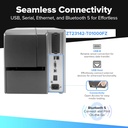 Zebra ZT231 DT – Impresora Industrial Térmica Directa 4" 203 dpi, USB, Serial, Ethernet, Bluetooth, Tear Bar