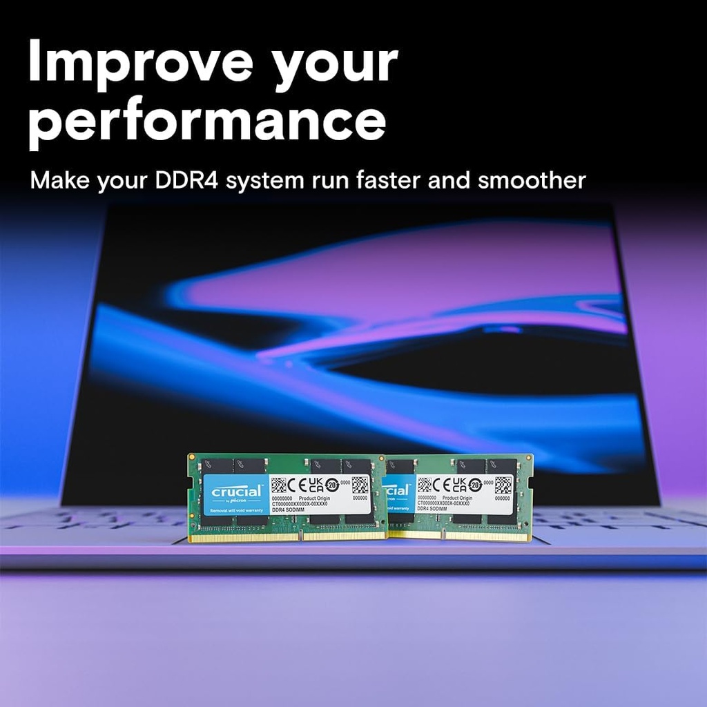 Módulo De Memoria RAM Crucial | DDR4 2400MHz 8GB Non-ECC CL17 SO-DIMM