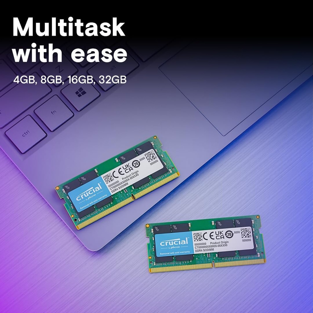 Módulo De Memoria RAM Crucial | DDR4 2400MHz 8GB Non-ECC CL17 SO-DIMM
