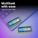 Módulo De Memoria RAM Crucial | DDR4 2400MHz 8GB Non-ECC CL17 SO-DIMM