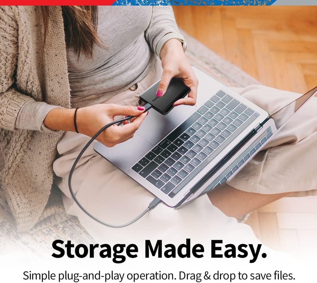 Unidad De Disco Duro Portátil Toshiba Canvio Basics | 2.5" Externo | 1 TB | Color Negro