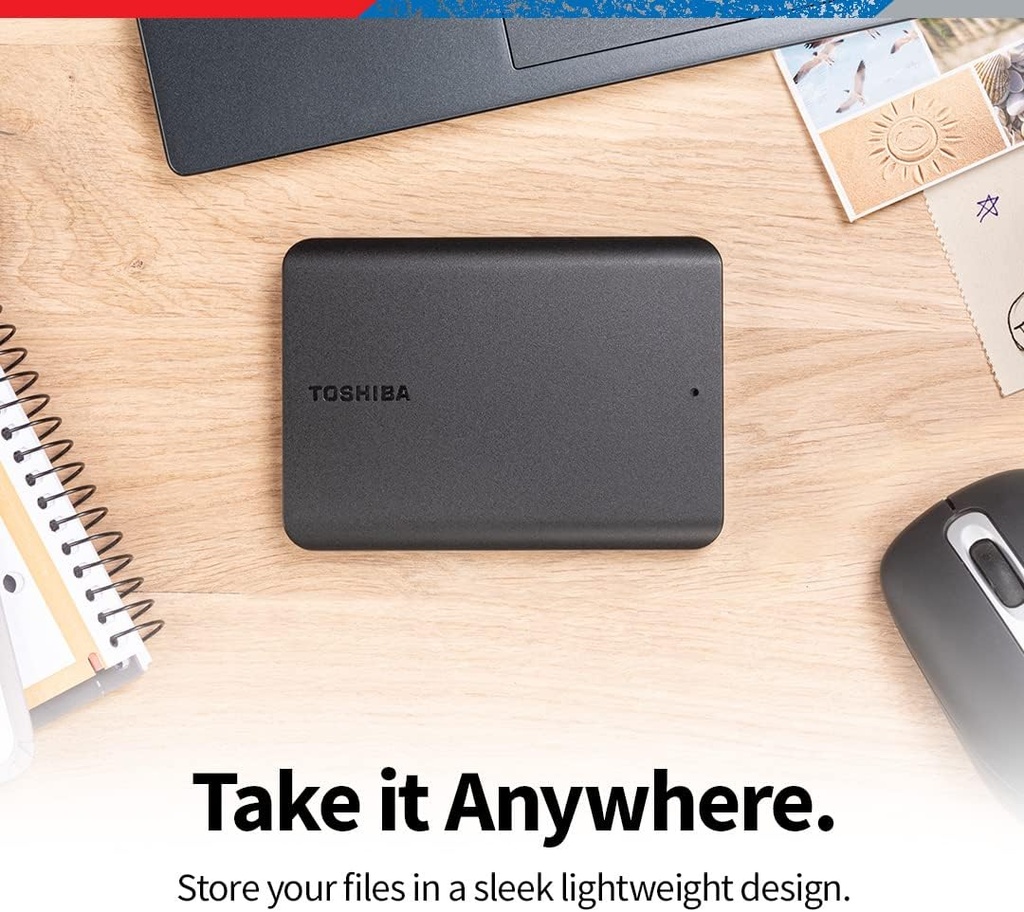 Unidad De Disco Duro Portátil Toshiba Canvio Basics | 2.5" Externo | 1 TB | Color Negro
