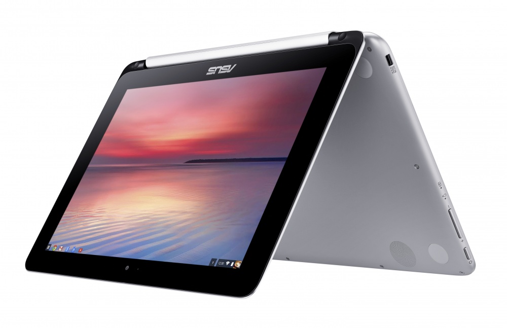 Laptop Convertible 2 En 1 Asus Chromebook Flip C100PA C100PA-DB02 | 10,1" Pantalla Táctil | ARM Cortex A17 Quad-Core 1.80 GHz | 4 GB RAM  | Color Plata