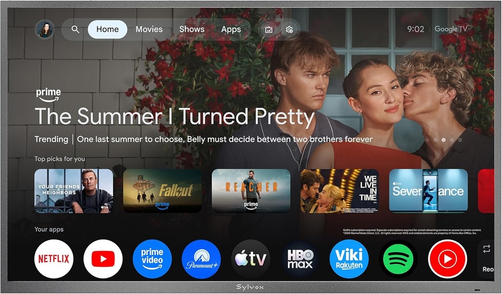 Deck Pro 2.0 75 Partial sun outdoor TV Google TV, 1000nit