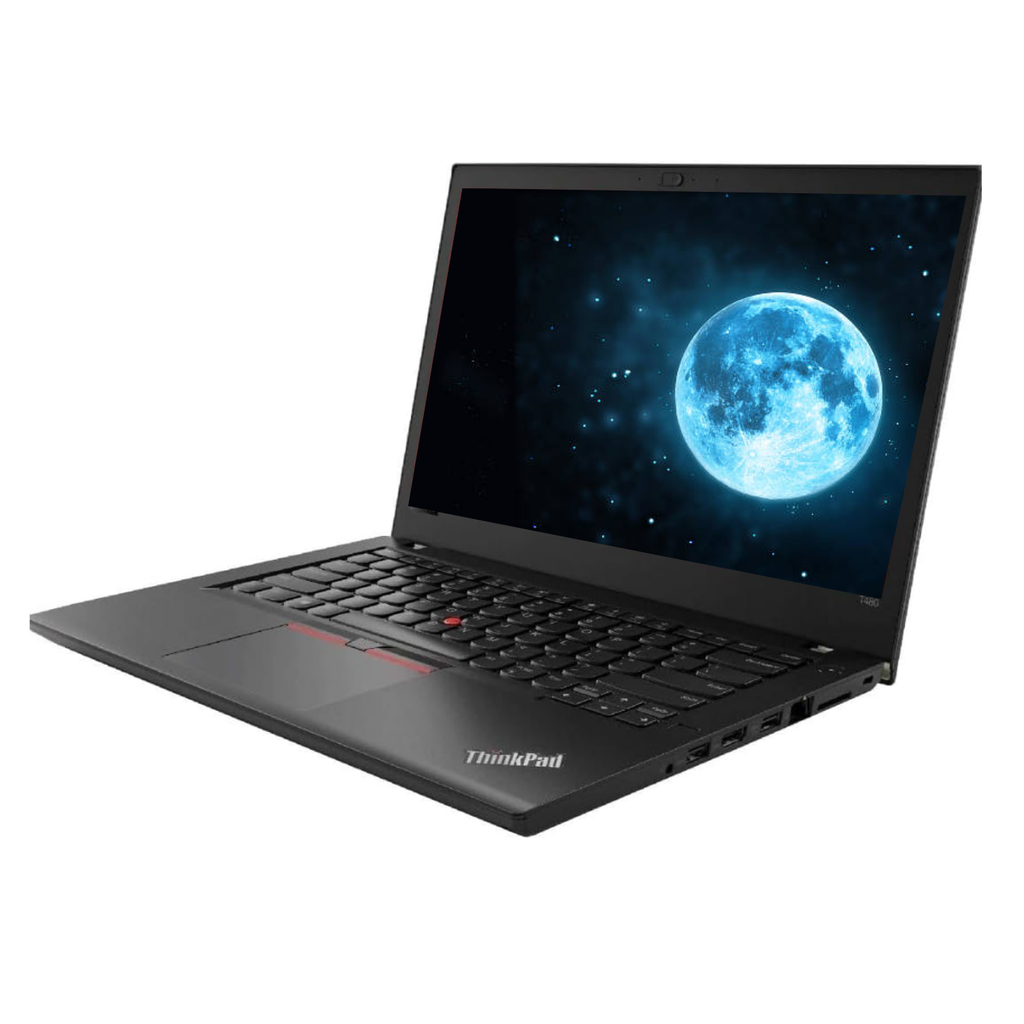 Refurbished - Lenovo Thinkpad T480s | 1920x1080 | Intel Core i5-8350U CPU @ 1.70GHz | 8 GB | 256 GB SSD NVMe | Microsoft Windows 11 Pro | BLACK | CAM (CTO) *Grade A*