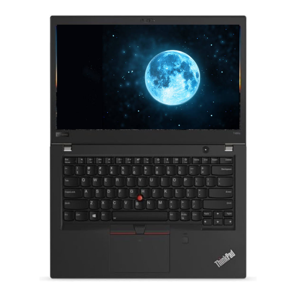 Refurbished - Lenovo Thinkpad T480s | 1920x1080 | Intel Core i5-8350U CPU @ 1.70GHz | 8 GB | 256 GB SSD NVMe | Microsoft Windows 11 Pro | BLACK | CAM (CTO) *Grade A*