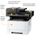 Kyocera ECOSYS MA4000wfx Multifuncional Láser Monocromo WiFi Dúplex Fax 42ppm