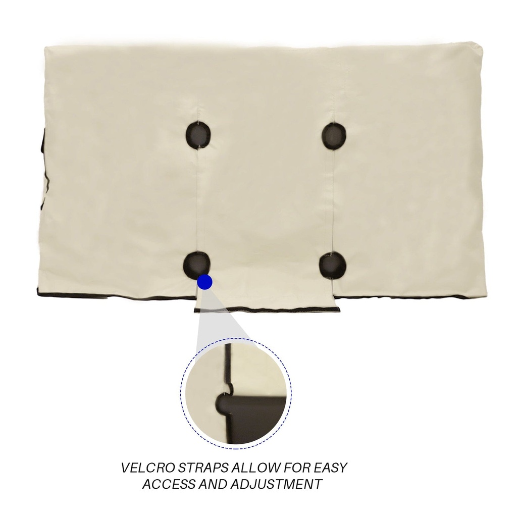 Sylvox OT75A1COVER – Funda Impermeable para TV Exterior 70-75″, Resistente al Agua y al Polvo