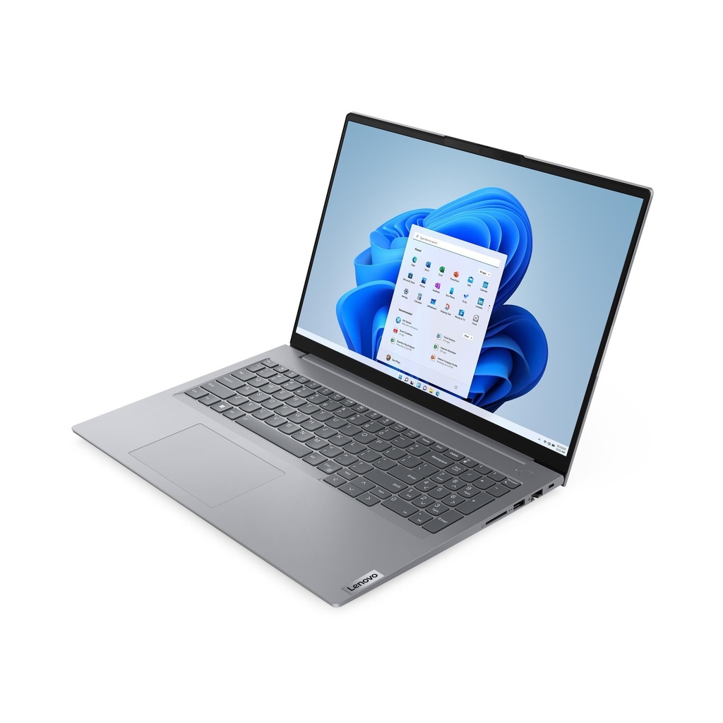 Lenovo ThinkBook 16 G6 IRL 16" WUXGA IPS Touchscreen Notebook - Intel Core i7-1355U 1.7GHz - 16GB DDR5 RAM - 1TB PCIe SSD - Fingerprint Reader - Backlit Keyboard - Wi-Fi 6 - RJ-45 - Windows 11 Pro - Arctic Grey
