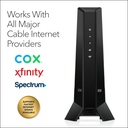 NETGEAR Nighthawk Multi-Gig Cable Modem CM2000 - Compatible with all Cable Providers incl. Xfinity, Spectrum, Cox | For Cable Plans Up to 2.5Gbps | DOCSIS 3.1